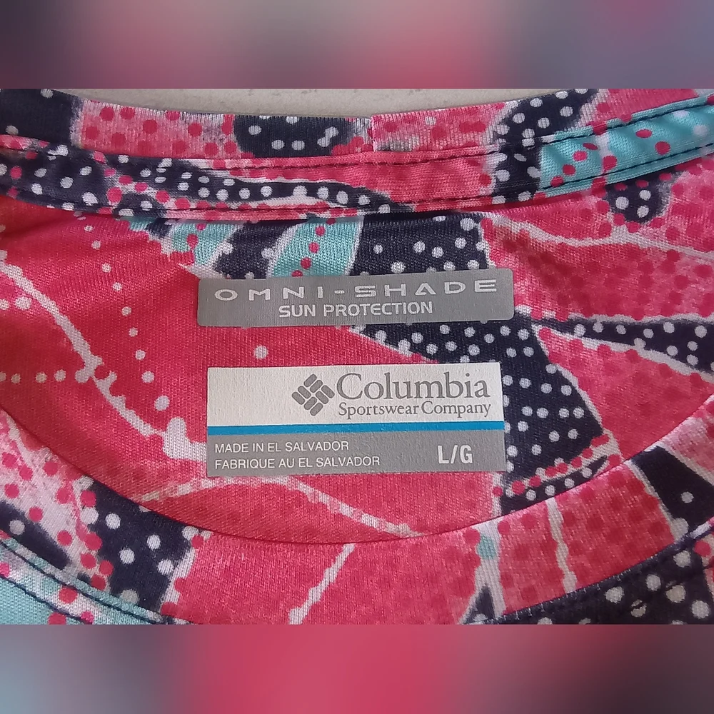 Columbia PFG Women’s "Super Tidal Tee" UPF 50 Long Sleeve - Size Large (L) - EUC - Picture 2 of 10
